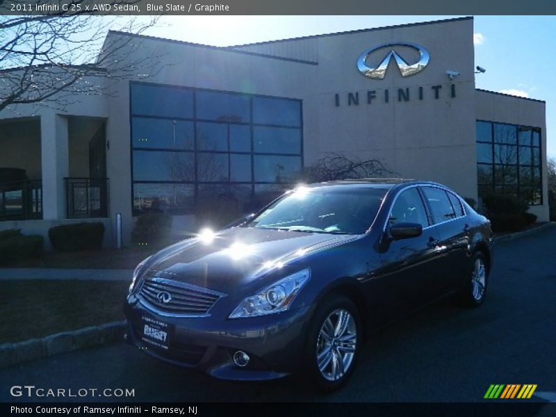 Blue Slate / Graphite 2011 Infiniti G 25 x AWD Sedan