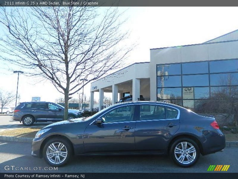 Blue Slate / Graphite 2011 Infiniti G 25 x AWD Sedan