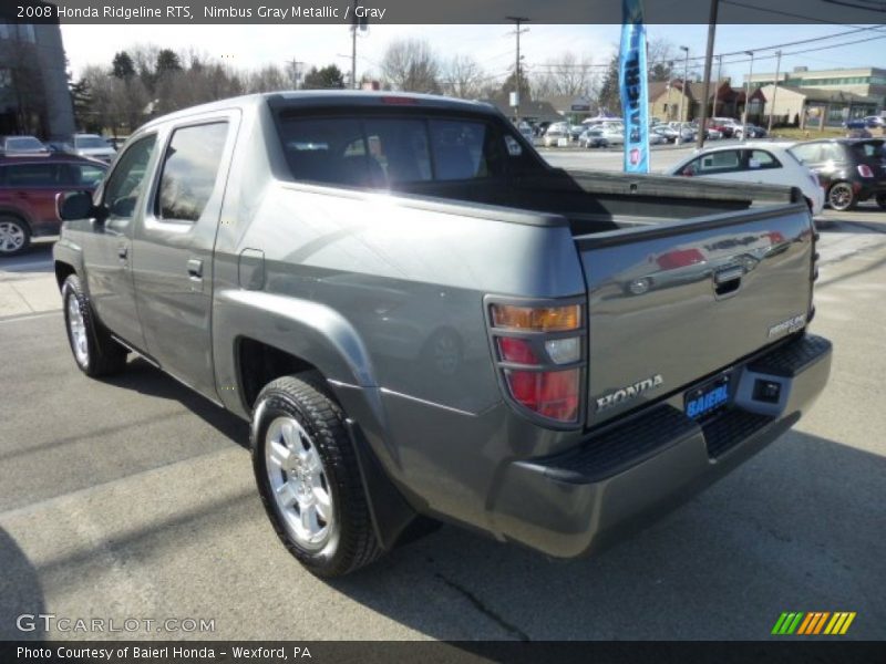Nimbus Gray Metallic / Gray 2008 Honda Ridgeline RTS