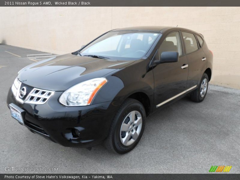 Wicked Black / Black 2011 Nissan Rogue S AWD