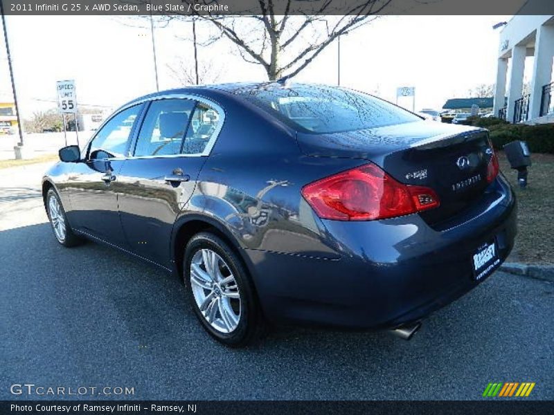 Blue Slate / Graphite 2011 Infiniti G 25 x AWD Sedan