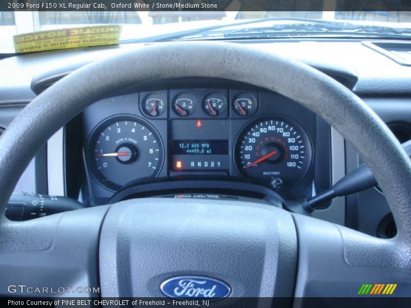 Oxford White / Stone/Medium Stone 2009 Ford F150 XL Regular Cab