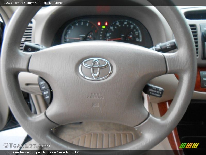 Black / Stone 2003 Toyota Camry XLE