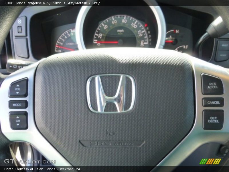Nimbus Gray Metallic / Gray 2008 Honda Ridgeline RTS