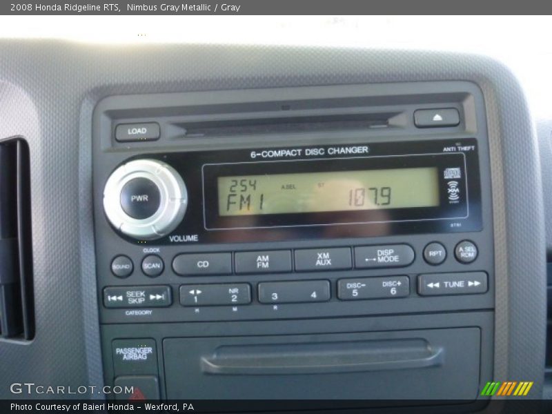Nimbus Gray Metallic / Gray 2008 Honda Ridgeline RTS