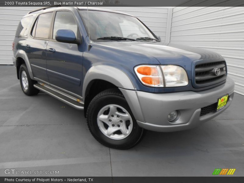 Blue Marlin Pearl / Charcoal 2003 Toyota Sequoia SR5