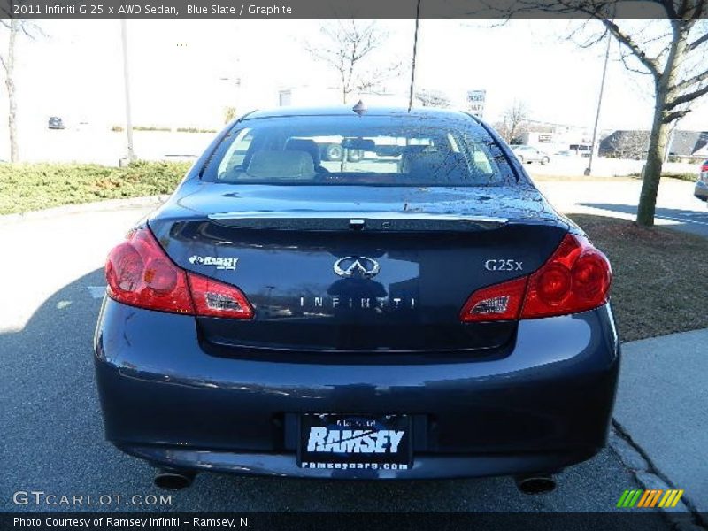 Blue Slate / Graphite 2011 Infiniti G 25 x AWD Sedan