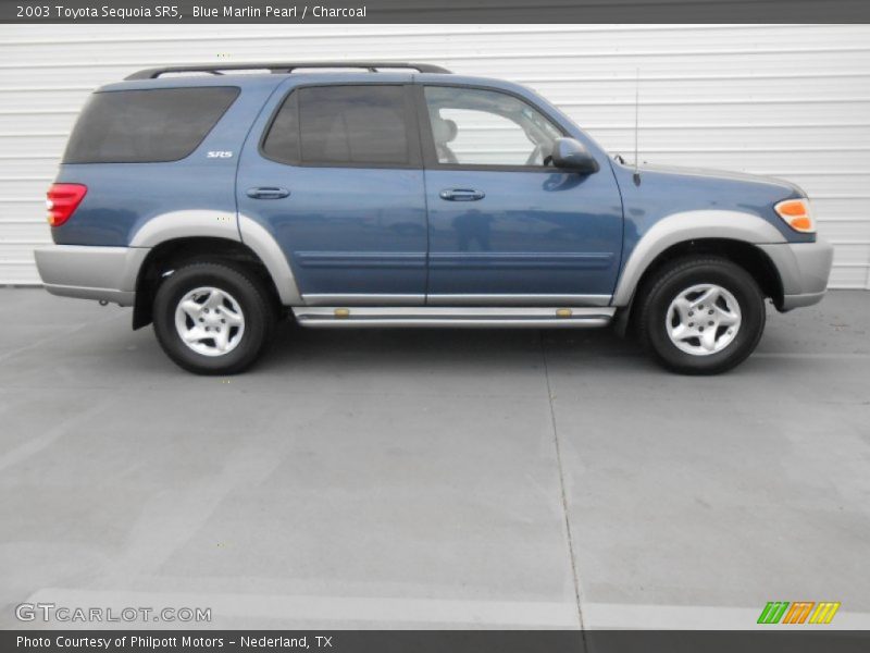 Blue Marlin Pearl / Charcoal 2003 Toyota Sequoia SR5