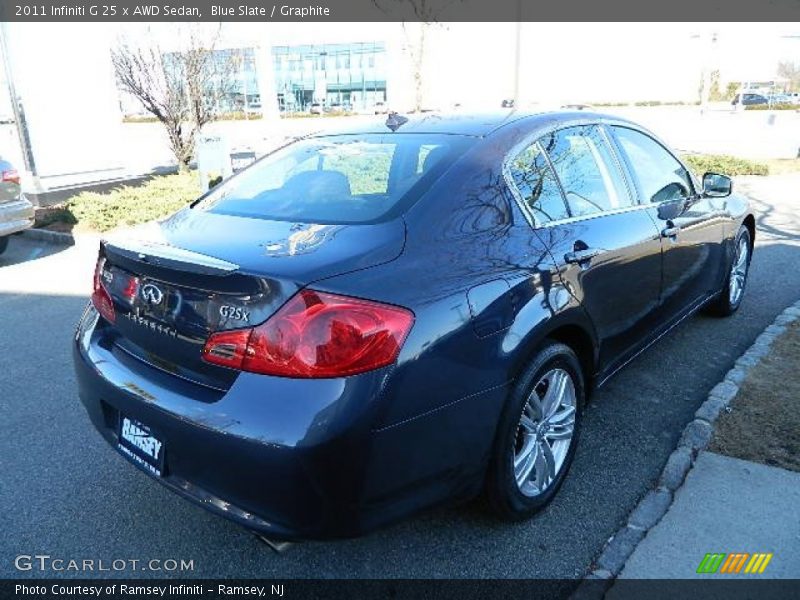 Blue Slate / Graphite 2011 Infiniti G 25 x AWD Sedan