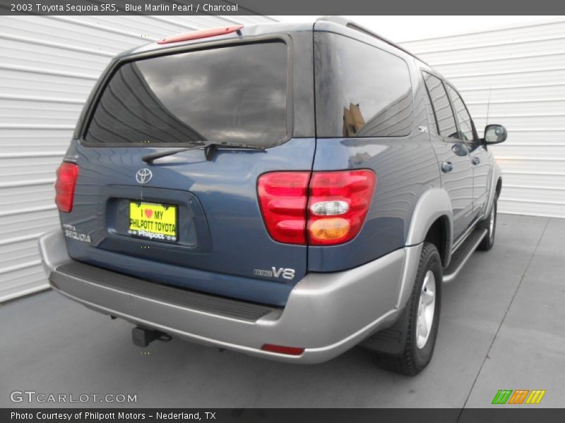 Blue Marlin Pearl / Charcoal 2003 Toyota Sequoia SR5