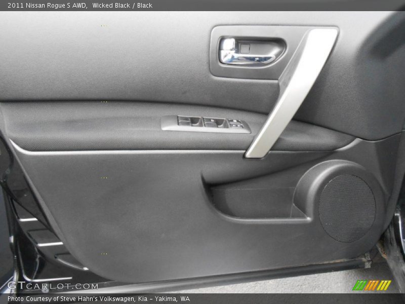 Wicked Black / Black 2011 Nissan Rogue S AWD