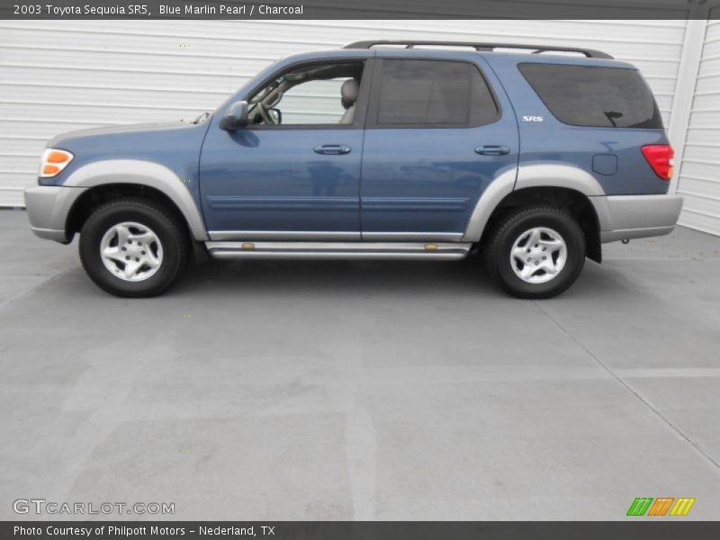 Blue Marlin Pearl / Charcoal 2003 Toyota Sequoia SR5