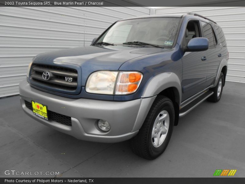 Blue Marlin Pearl / Charcoal 2003 Toyota Sequoia SR5