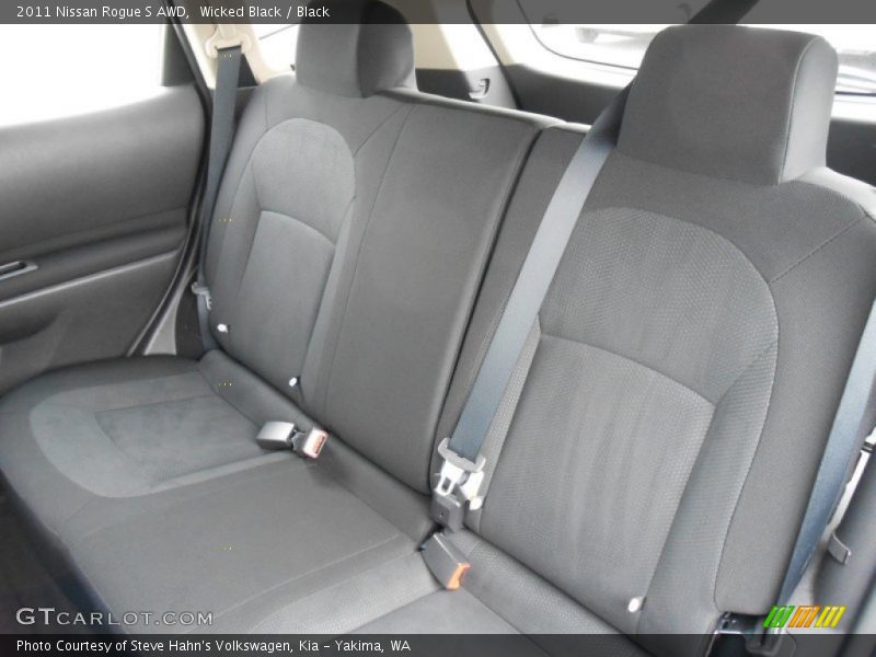 Wicked Black / Black 2011 Nissan Rogue S AWD