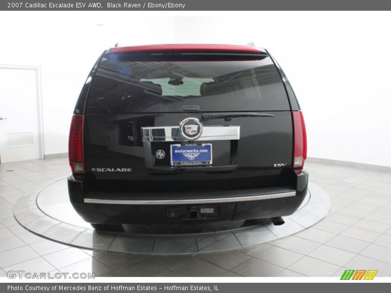 Black Raven / Ebony/Ebony 2007 Cadillac Escalade ESV AWD