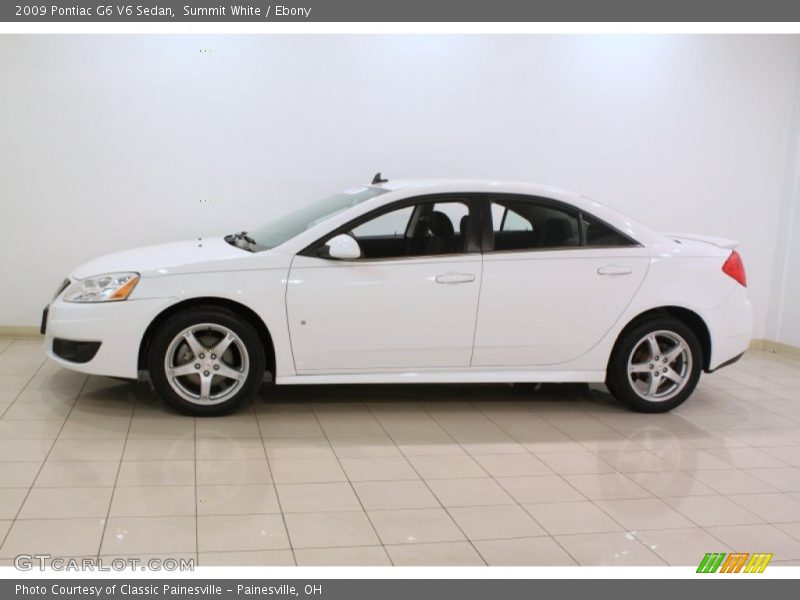  2009 G6 V6 Sedan Summit White