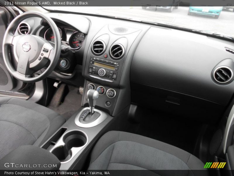 Wicked Black / Black 2011 Nissan Rogue S AWD