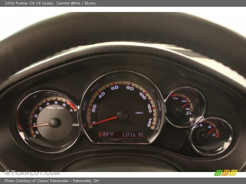  2009 G6 V6 Sedan V6 Sedan Gauges