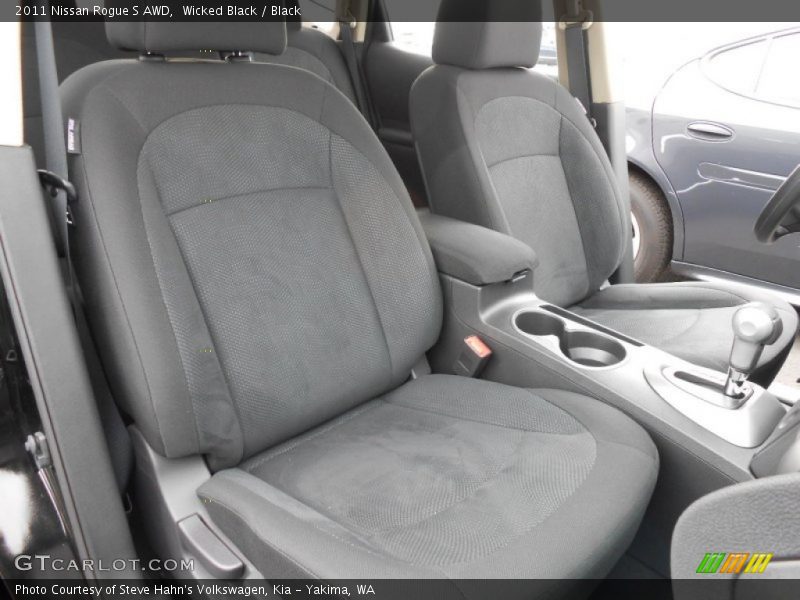 Wicked Black / Black 2011 Nissan Rogue S AWD
