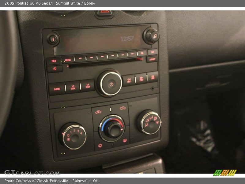 Controls of 2009 G6 V6 Sedan