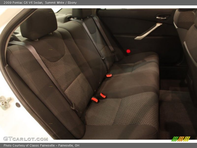 Rear Seat of 2009 G6 V6 Sedan