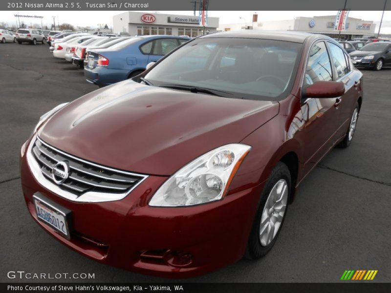Tuscan Sun / Charcoal 2012 Nissan Altima 2.5 S