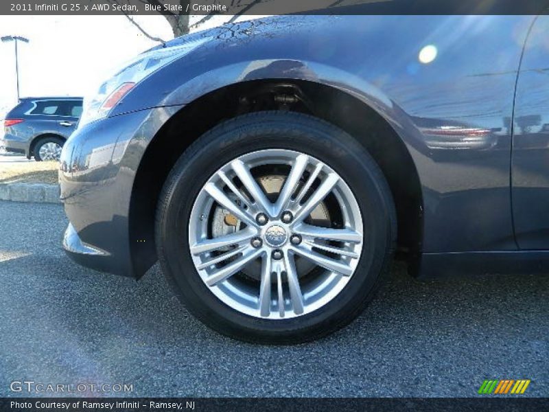 Blue Slate / Graphite 2011 Infiniti G 25 x AWD Sedan