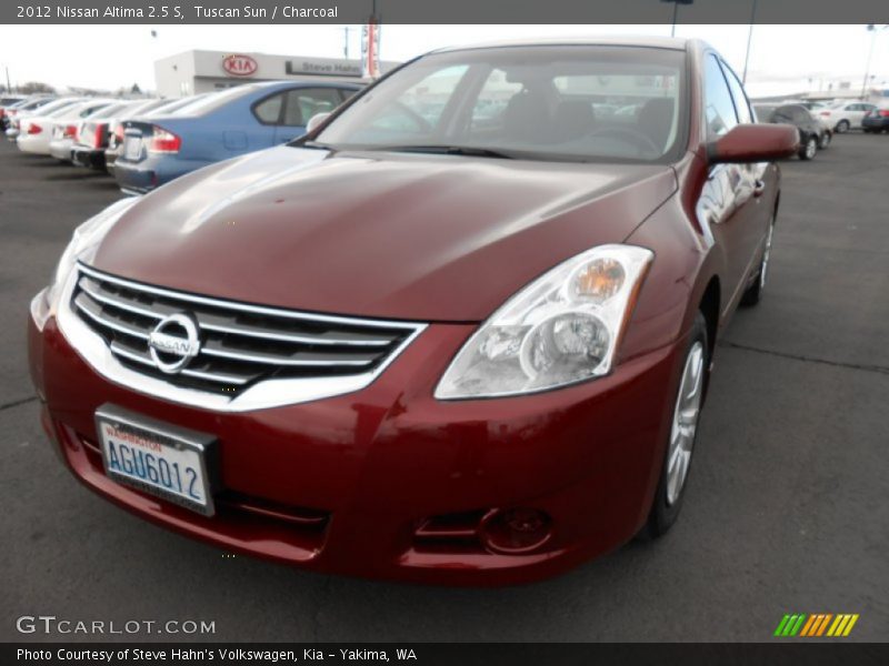 Tuscan Sun / Charcoal 2012 Nissan Altima 2.5 S