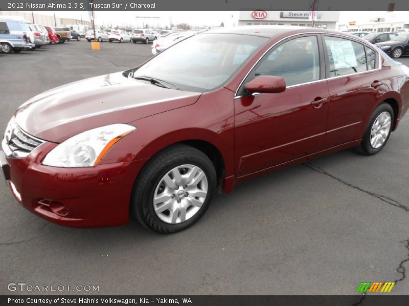 Tuscan Sun / Charcoal 2012 Nissan Altima 2.5 S