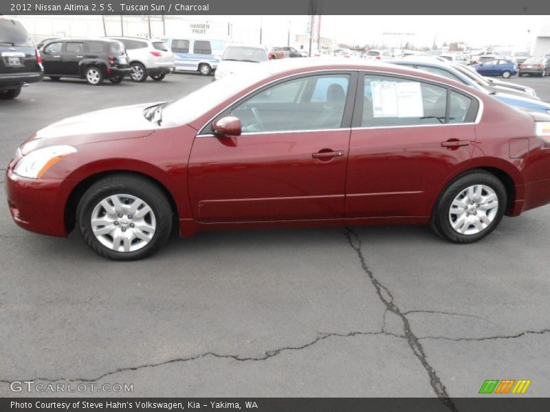Tuscan Sun / Charcoal 2012 Nissan Altima 2.5 S