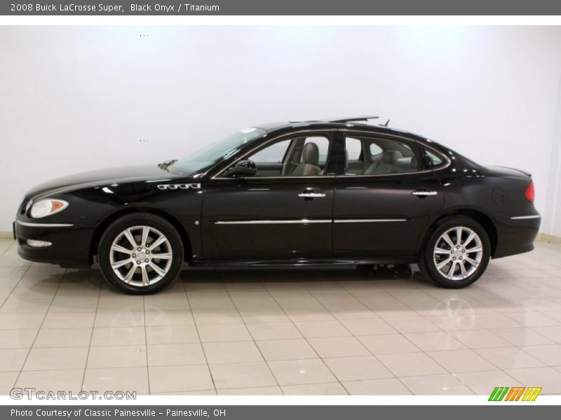 Black Onyx / Titanium 2008 Buick LaCrosse Super