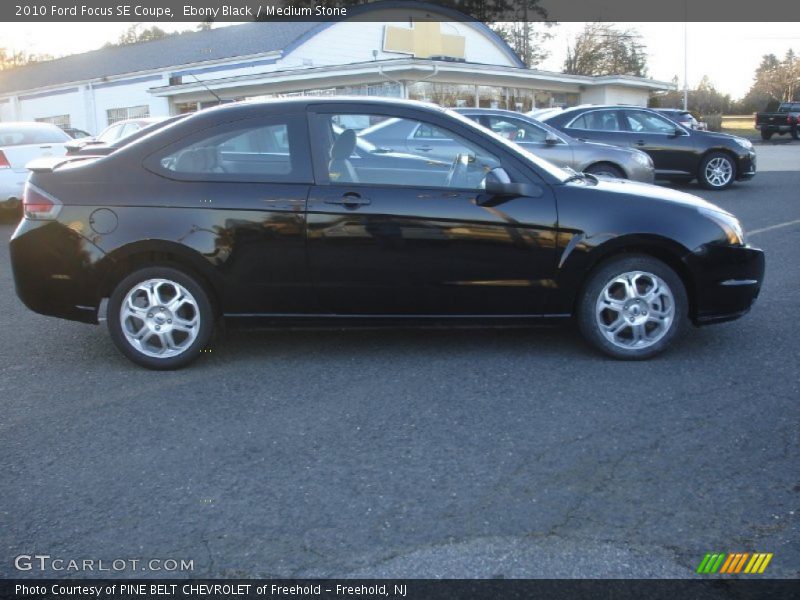 Ebony Black / Medium Stone 2010 Ford Focus SE Coupe