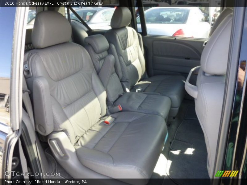 Crystal Black Pearl / Gray 2010 Honda Odyssey EX-L