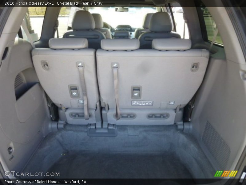 Crystal Black Pearl / Gray 2010 Honda Odyssey EX-L