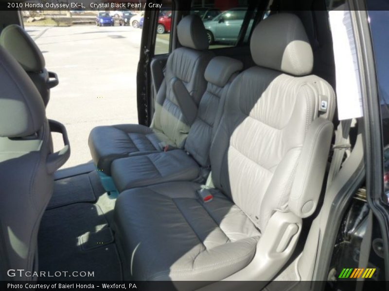 Crystal Black Pearl / Gray 2010 Honda Odyssey EX-L