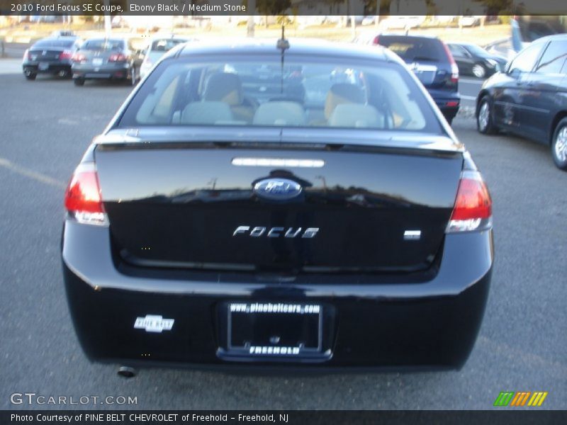 Ebony Black / Medium Stone 2010 Ford Focus SE Coupe