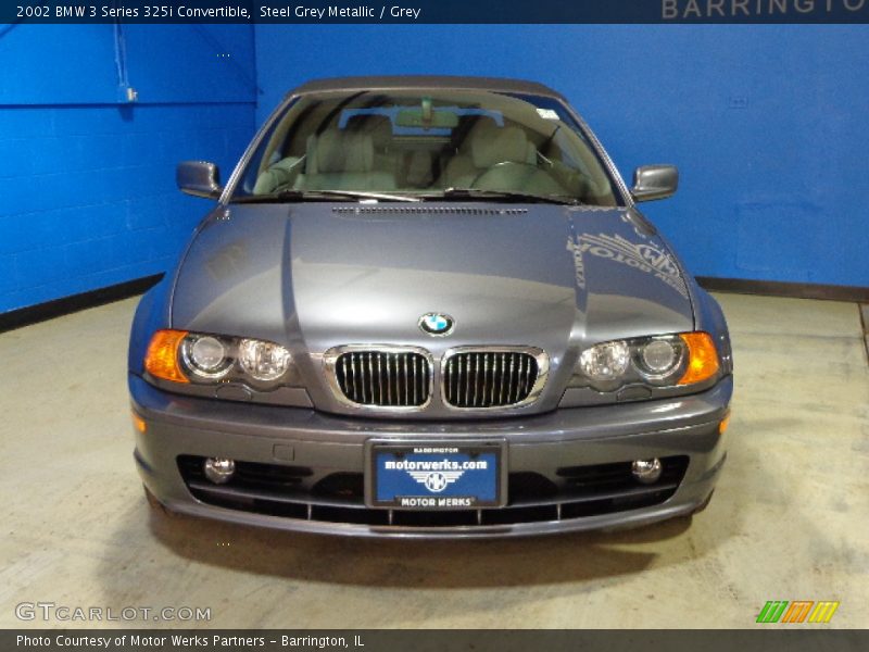 Steel Grey Metallic / Grey 2002 BMW 3 Series 325i Convertible