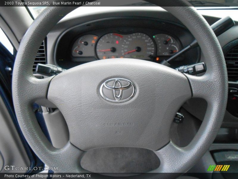 Blue Marlin Pearl / Charcoal 2003 Toyota Sequoia SR5