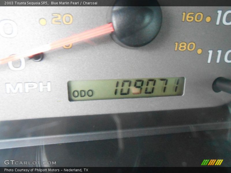 Blue Marlin Pearl / Charcoal 2003 Toyota Sequoia SR5