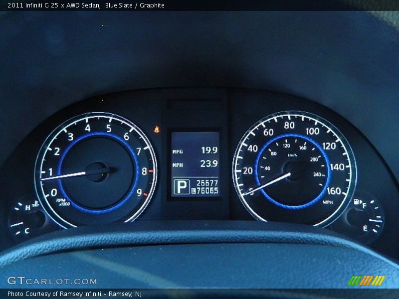 Blue Slate / Graphite 2011 Infiniti G 25 x AWD Sedan