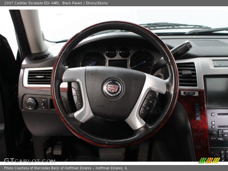 Black Raven / Ebony/Ebony 2007 Cadillac Escalade ESV AWD