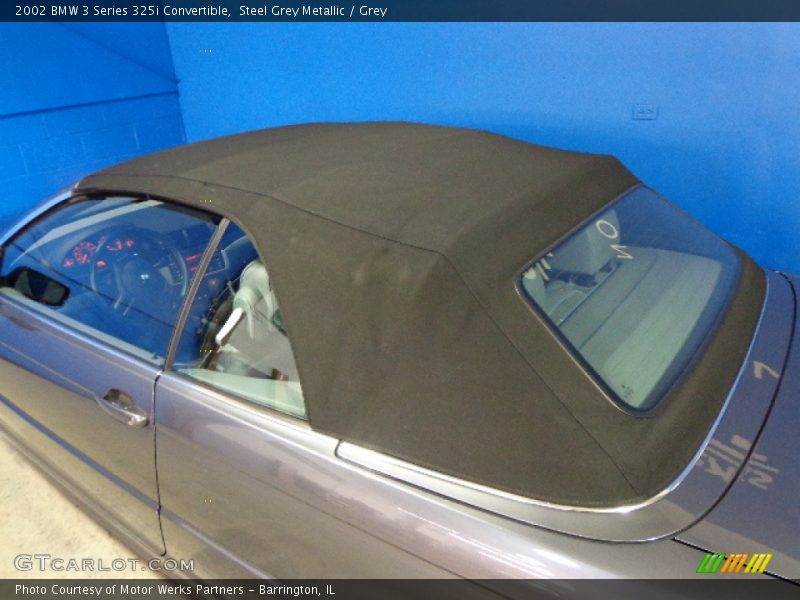 Steel Grey Metallic / Grey 2002 BMW 3 Series 325i Convertible