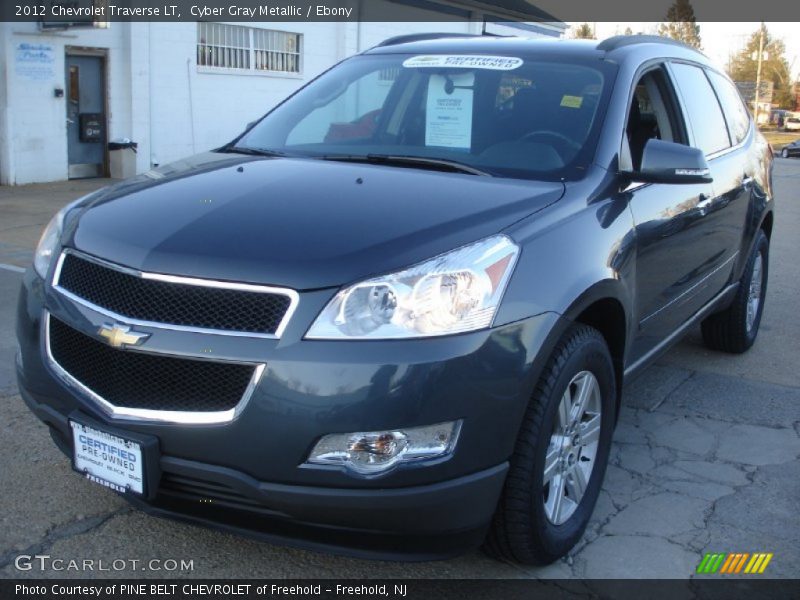 Cyber Gray Metallic / Ebony 2012 Chevrolet Traverse LT