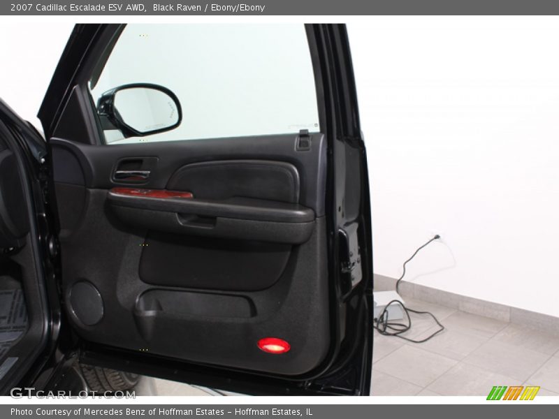 Black Raven / Ebony/Ebony 2007 Cadillac Escalade ESV AWD