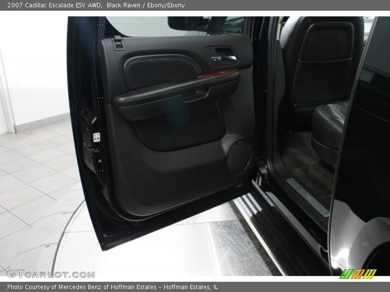 Black Raven / Ebony/Ebony 2007 Cadillac Escalade ESV AWD
