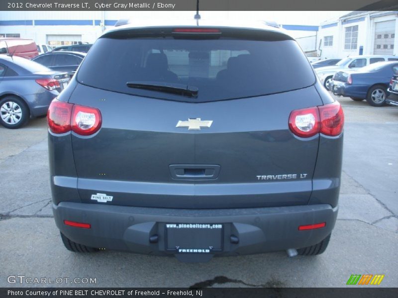 Cyber Gray Metallic / Ebony 2012 Chevrolet Traverse LT