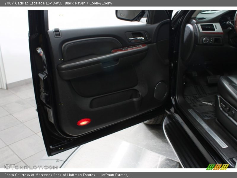 Black Raven / Ebony/Ebony 2007 Cadillac Escalade ESV AWD