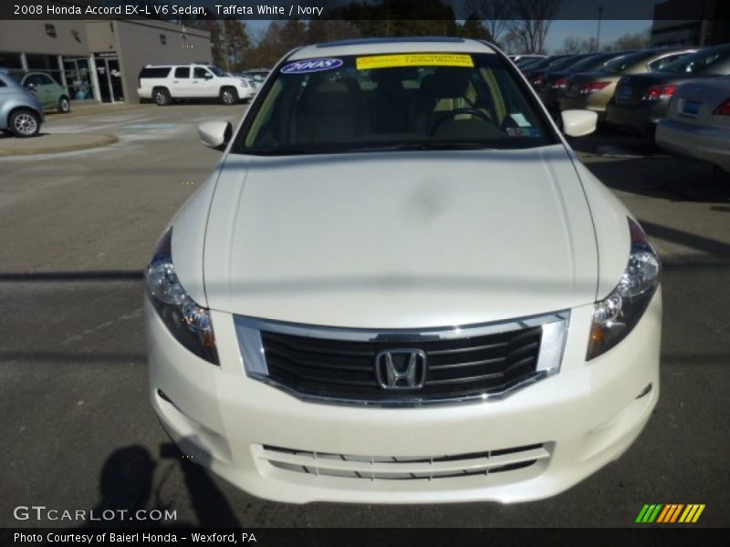 Taffeta White / Ivory 2008 Honda Accord EX-L V6 Sedan