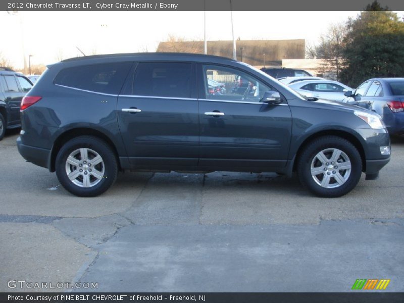 Cyber Gray Metallic / Ebony 2012 Chevrolet Traverse LT