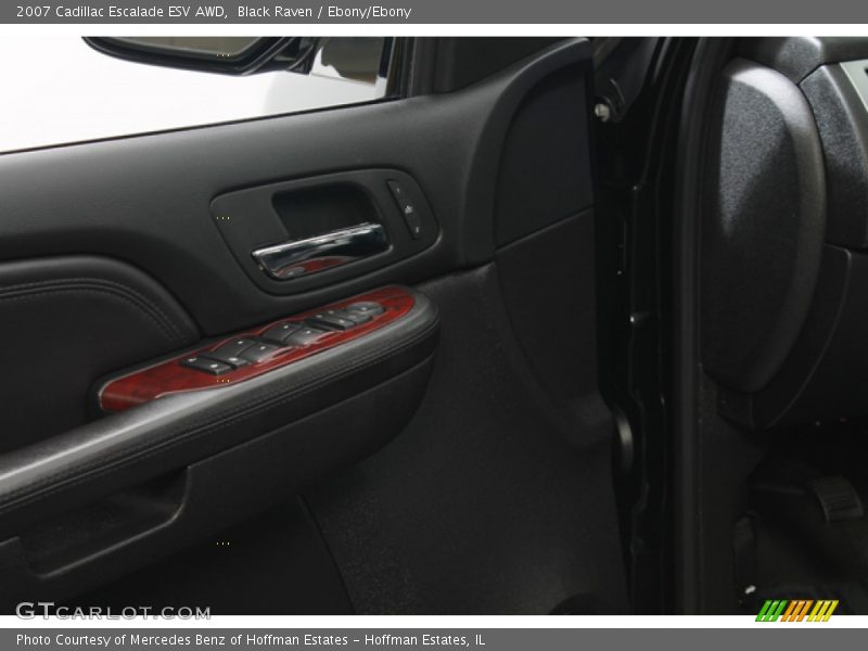 Black Raven / Ebony/Ebony 2007 Cadillac Escalade ESV AWD